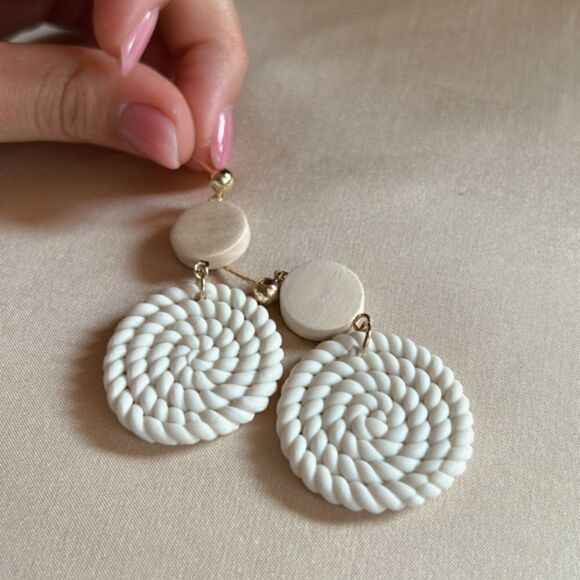 boho geo dangle earrings A544 - Picture 4 of 5